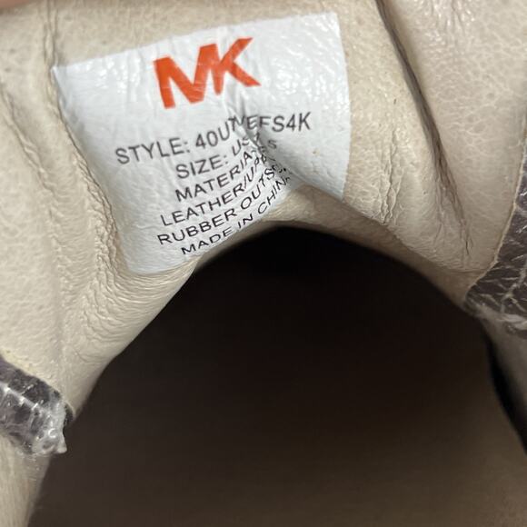 Michael Kors Woman’s Metallic Jet Set Sneakers Size 7.5 - Picture 7 of 13